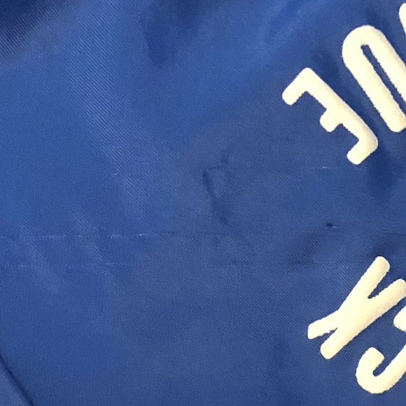 Vintage Hartwell Jacket Blue Satin Jacket Large - Picture 9 of 12